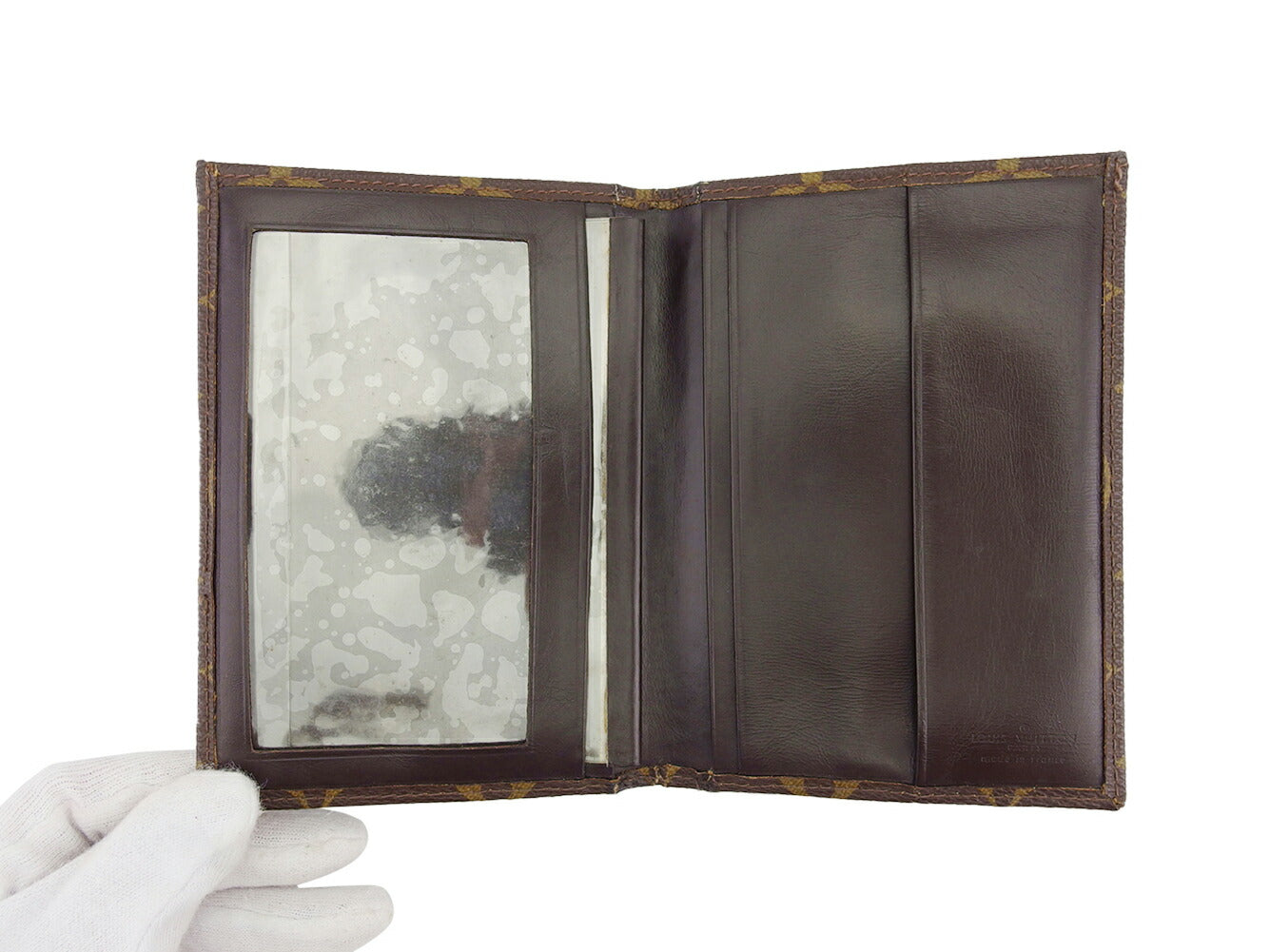 LOUIS VUITTON Card Case M61230 Brown