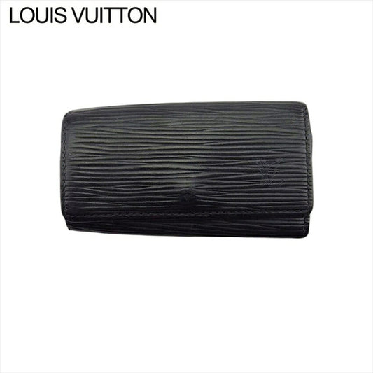 LOUIS VUITTON Key case Key holder  M63822 Noir (Black) Multicles4