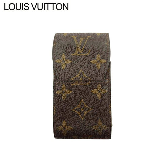 LOUIS VUITTON Cigarette case M63024 Brown Light Brown Etui cigarette