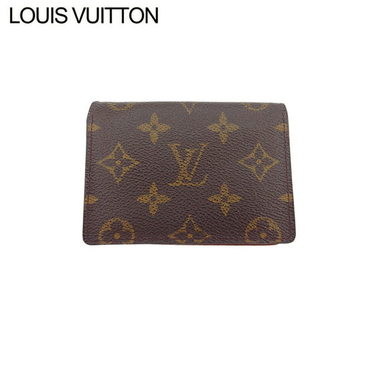 LOUIS VUITTON Pass case M60533 Brown beige Porto 2 Cult Vertical