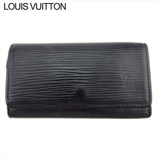LOUIS VUITTON Key case Key holder  M63822 Black gold Multicles4