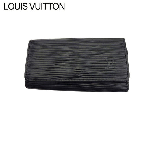 LOUIS VUITTON Key case Key holder  M63822 Black gold Multicles4