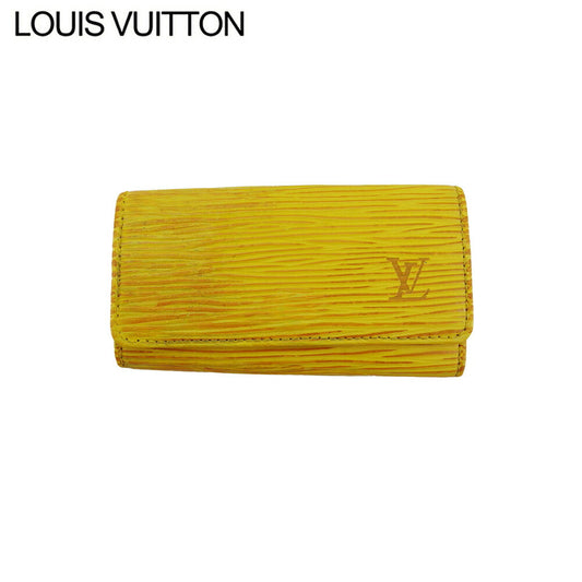 LOUIS VUITTON Key case Key holder  Yellow Purple Gold