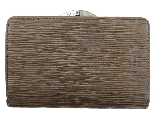 LOUIS VUITTON Bifold Wallet M6324D Brown Gray Portonevie Vienova