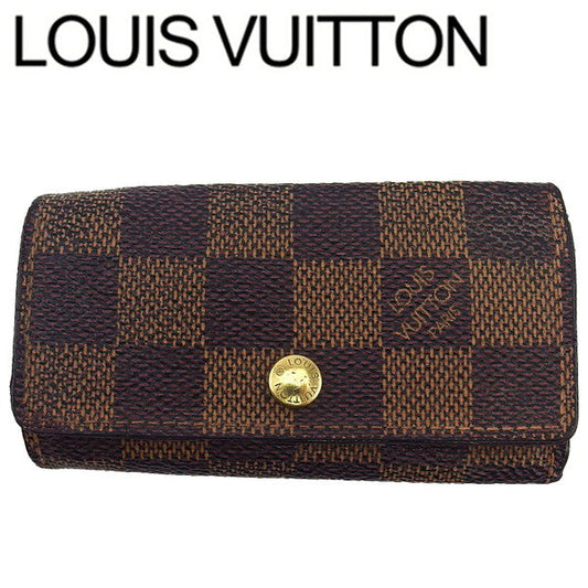 LOUIS VUITTON Key case Key holder  N62631 Damier Ebene Multicles4