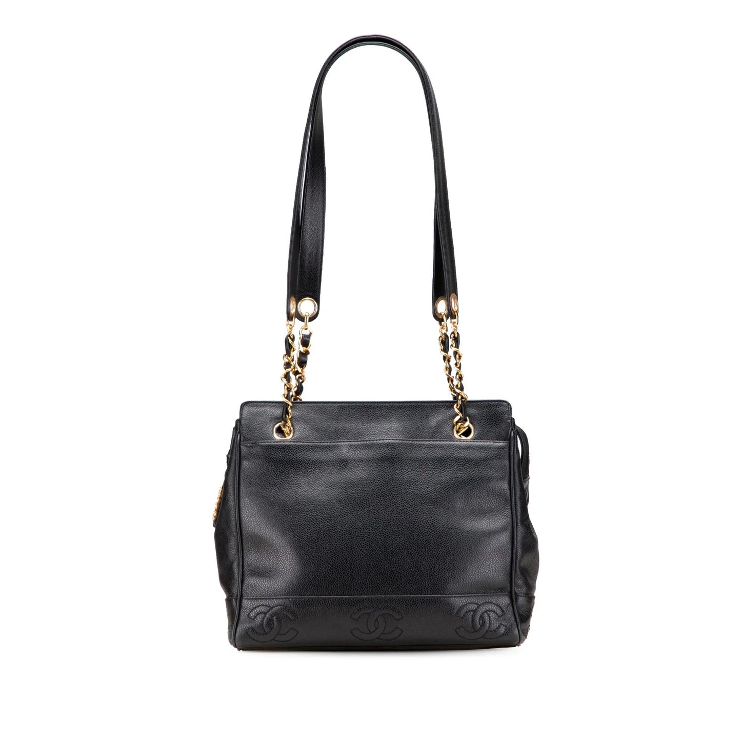 Black Chanel Triple CC Caviar Shoulder Bag