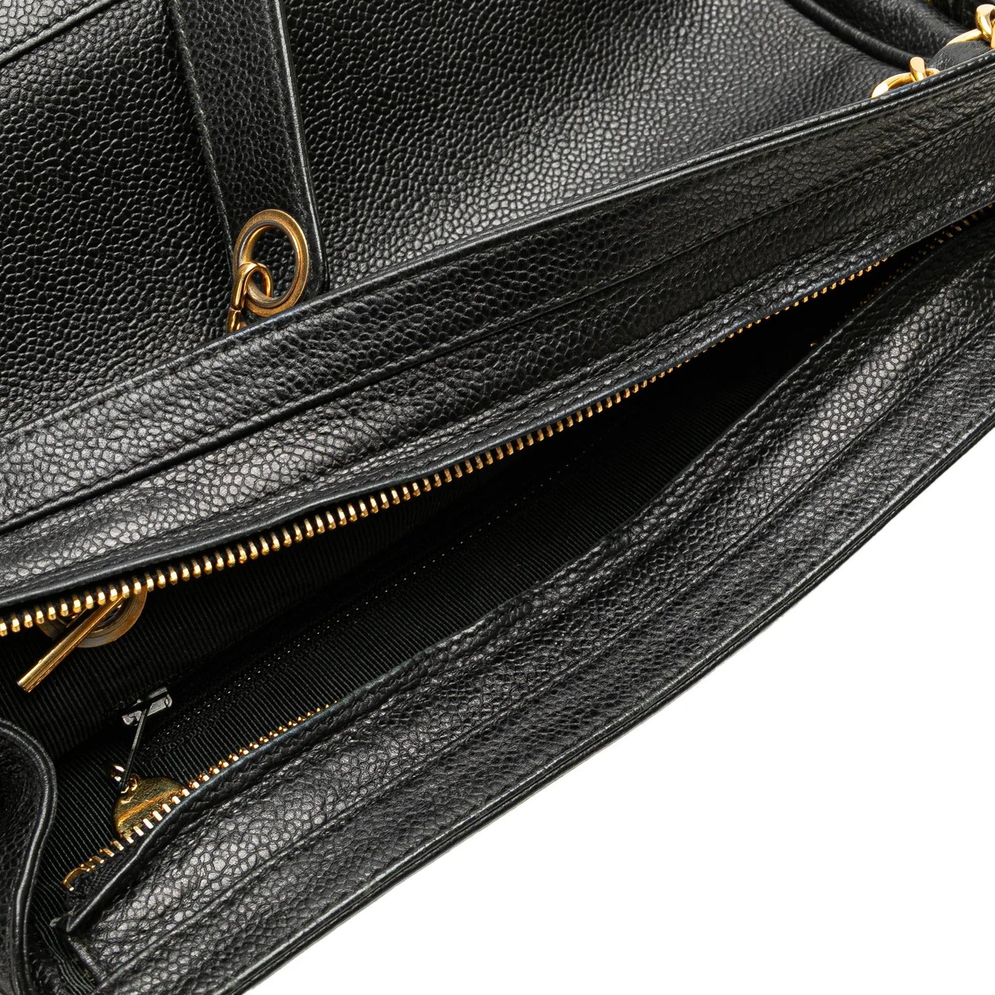 Black Chanel Triple CC Caviar Shoulder Bag