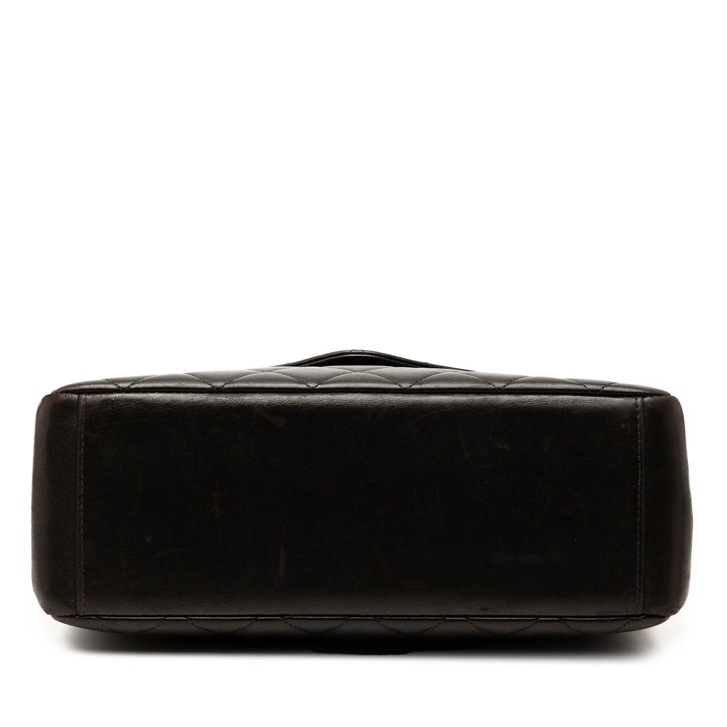 Black Chanel CC Quilted Lambskin Handbag