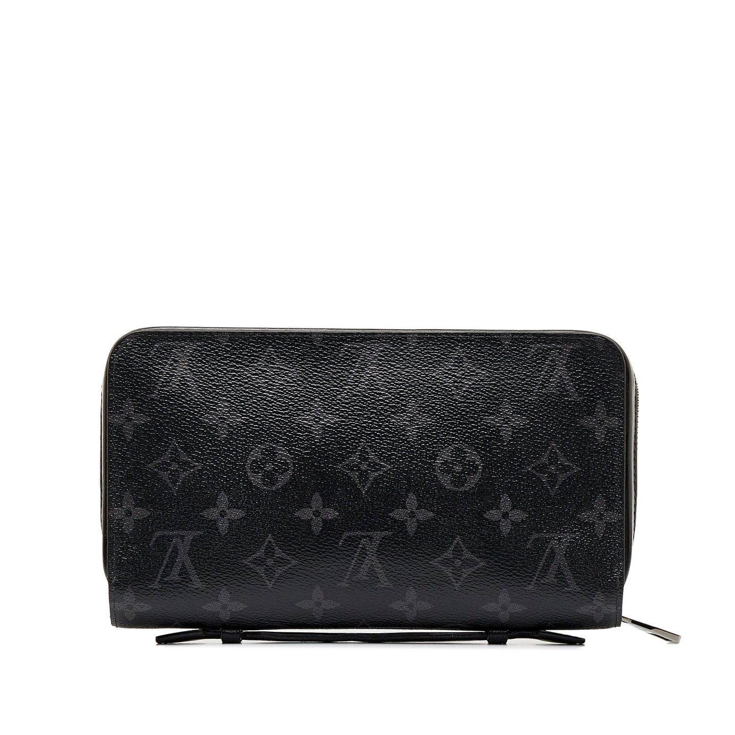Black Louis Vuitton Monogram Eclipse Zippy XL Long Wallets