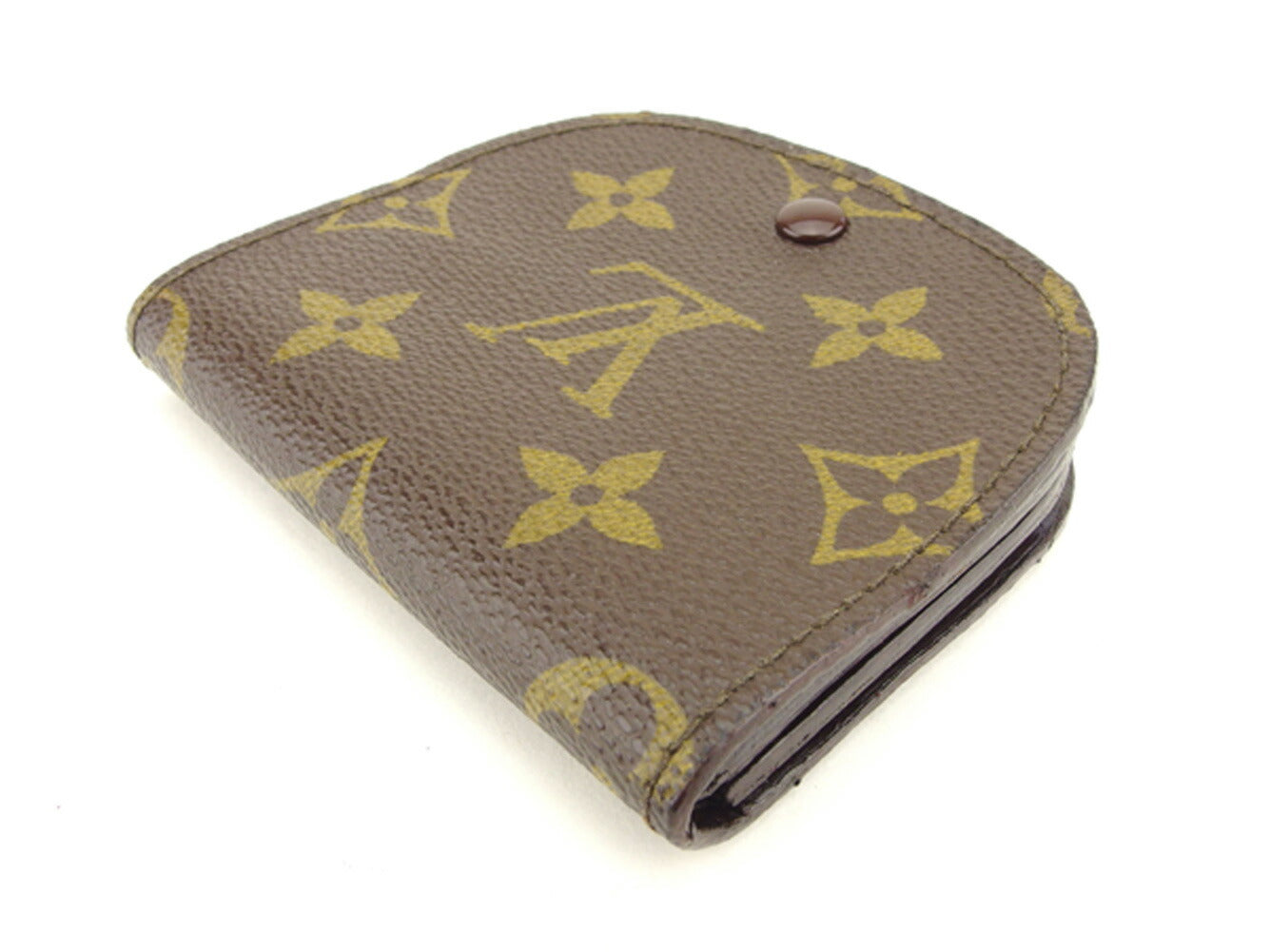 LOUIS VUITTON Coin case M61970 Brown Porto Moneg