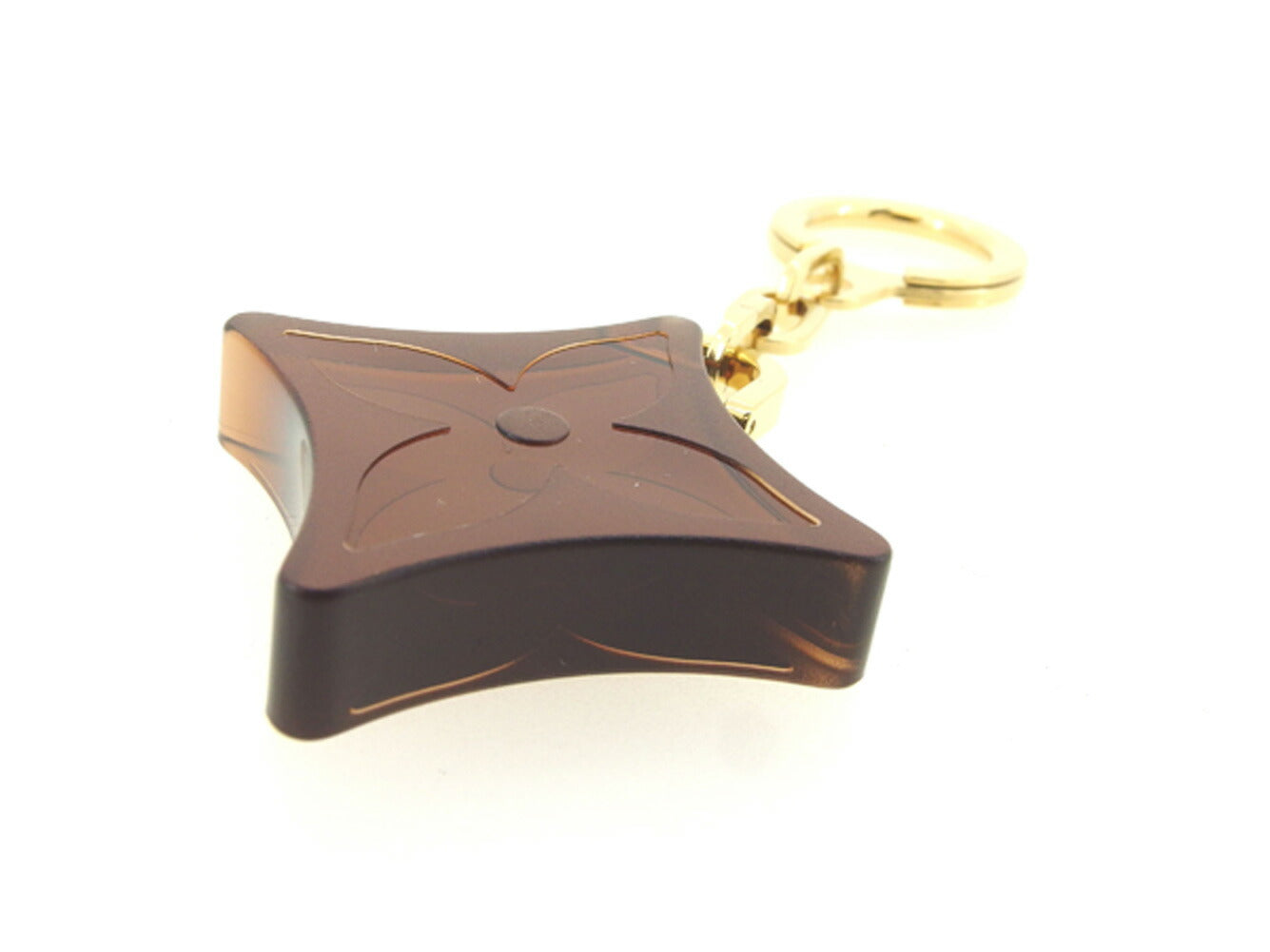 LOUIS VUITTON Key ring Brown