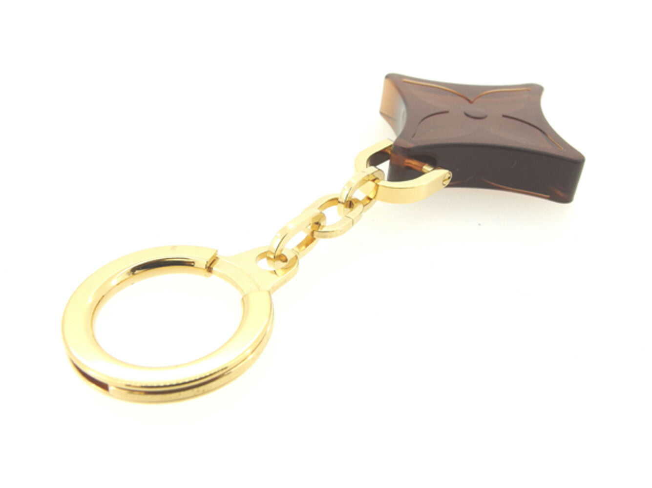 LOUIS VUITTON Key ring Brown