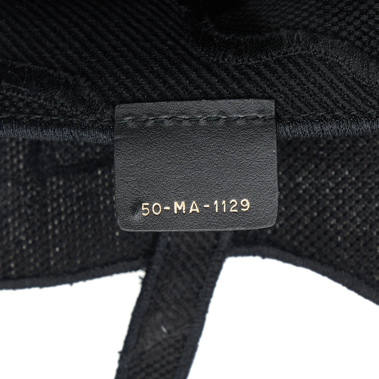 Black Dior Embroidered Canvas Camouflage Saddle Belt Bag