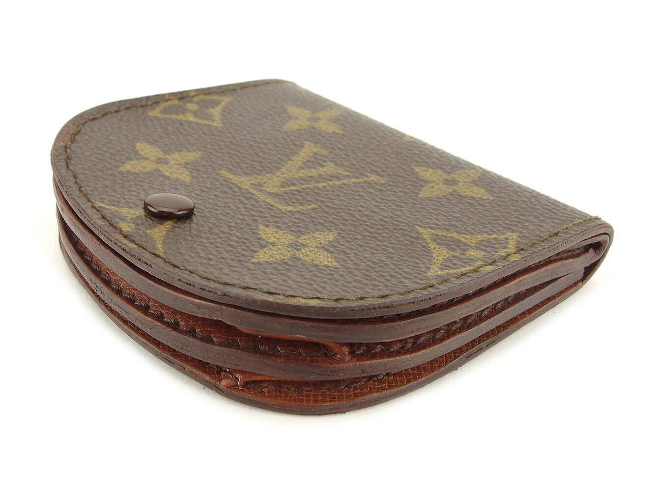 LOUIS VUITTON Coin case M61970 Brown Porto Moneg