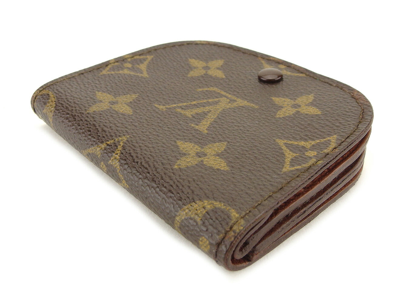 LOUIS VUITTON Coin case M61970 Brown Porto Moneg