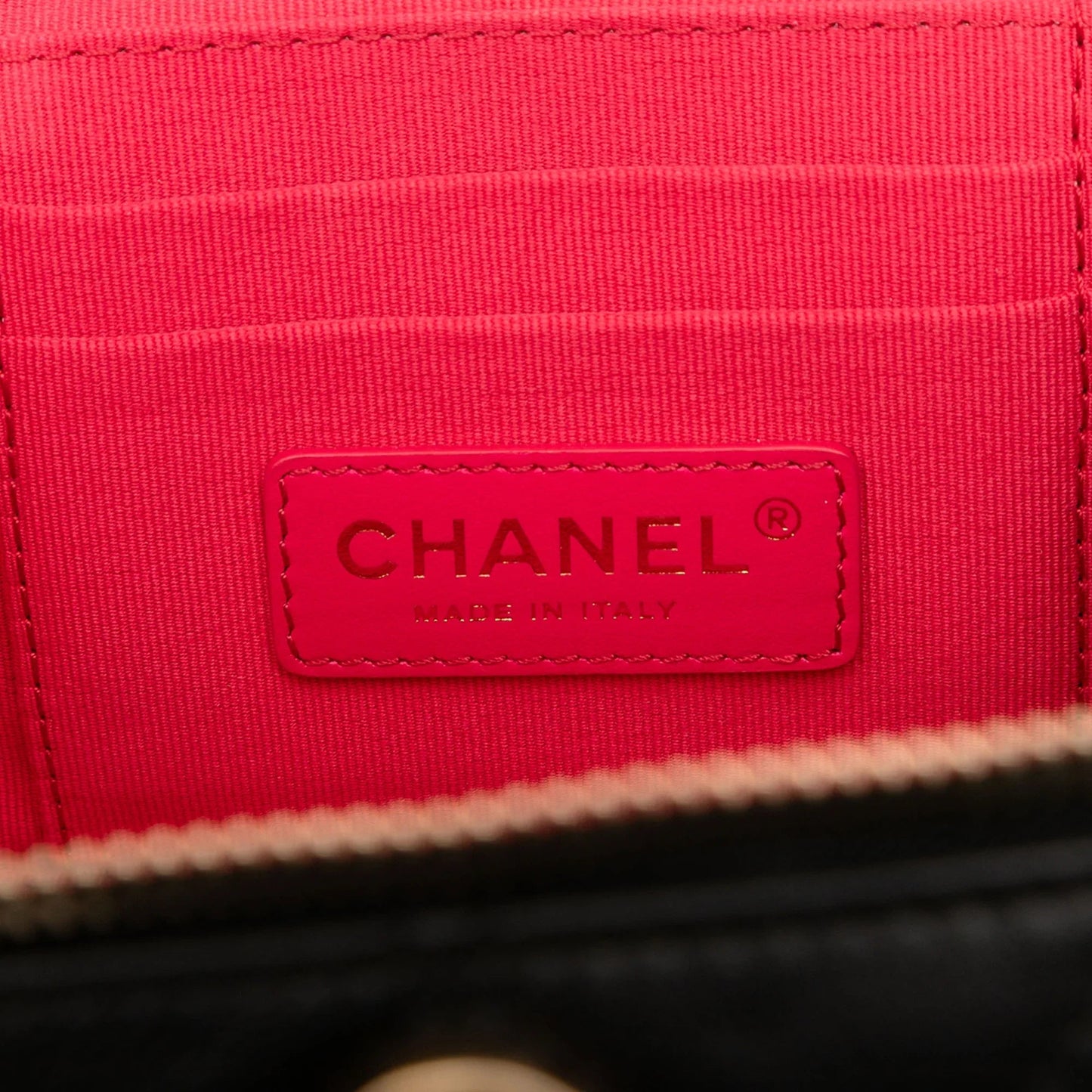Black Chanel CC Quilted Calfskin Chain Top Handle Vanity Case on Strap Satchel