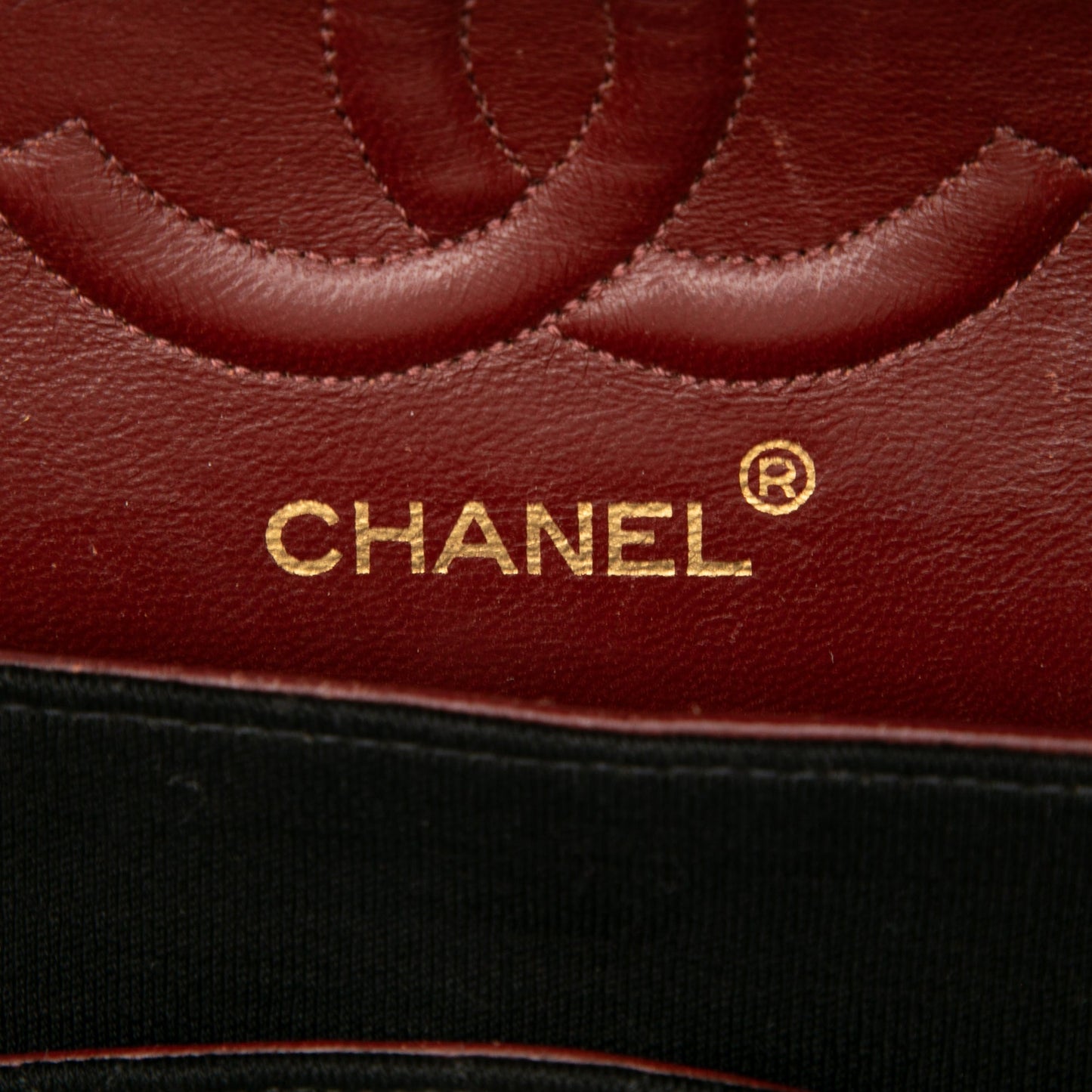 Black Chanel Medium Classic Jersey Double Flap Shoulder Bag