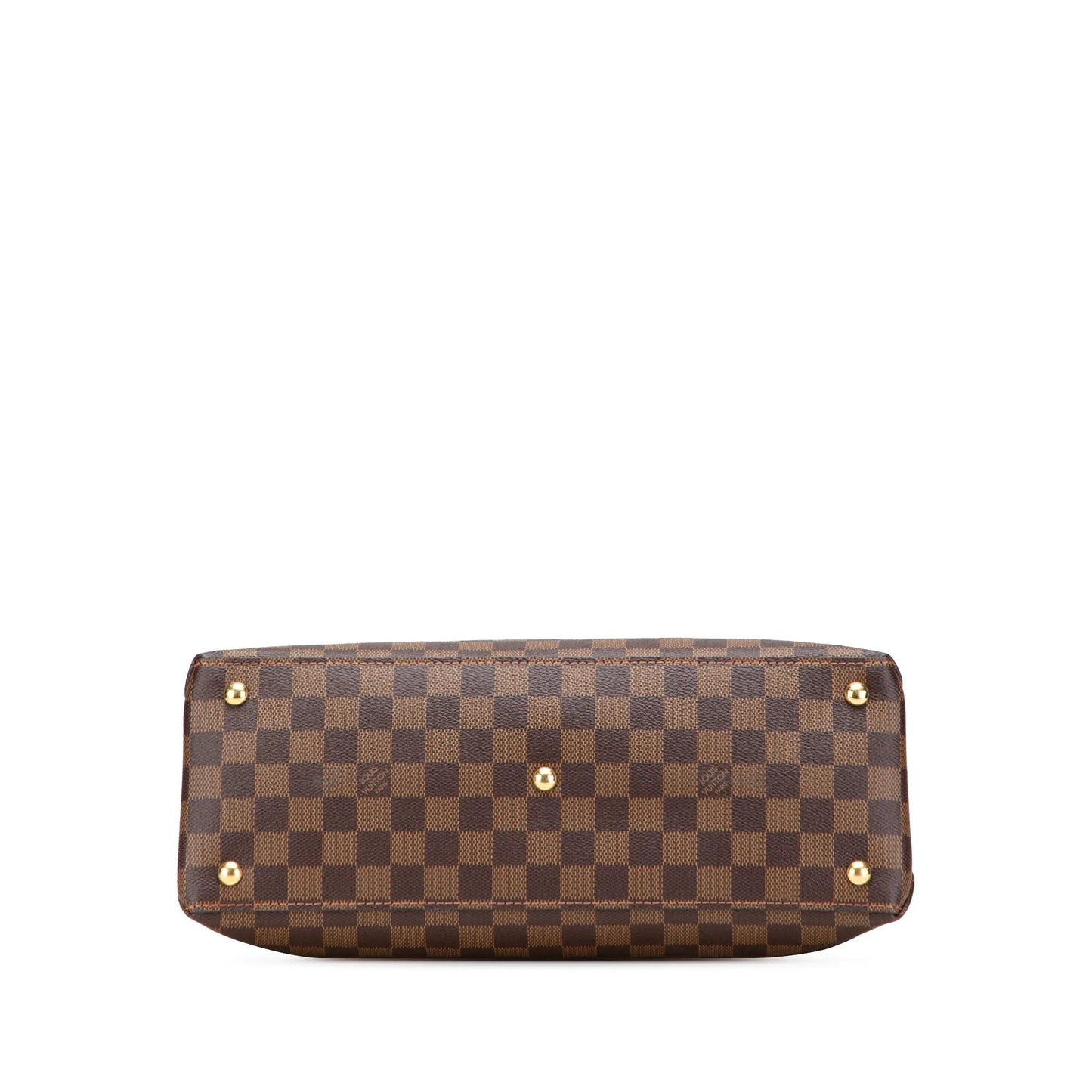 Brown Louis Vuitton Damier Ebene Riverside Satchel