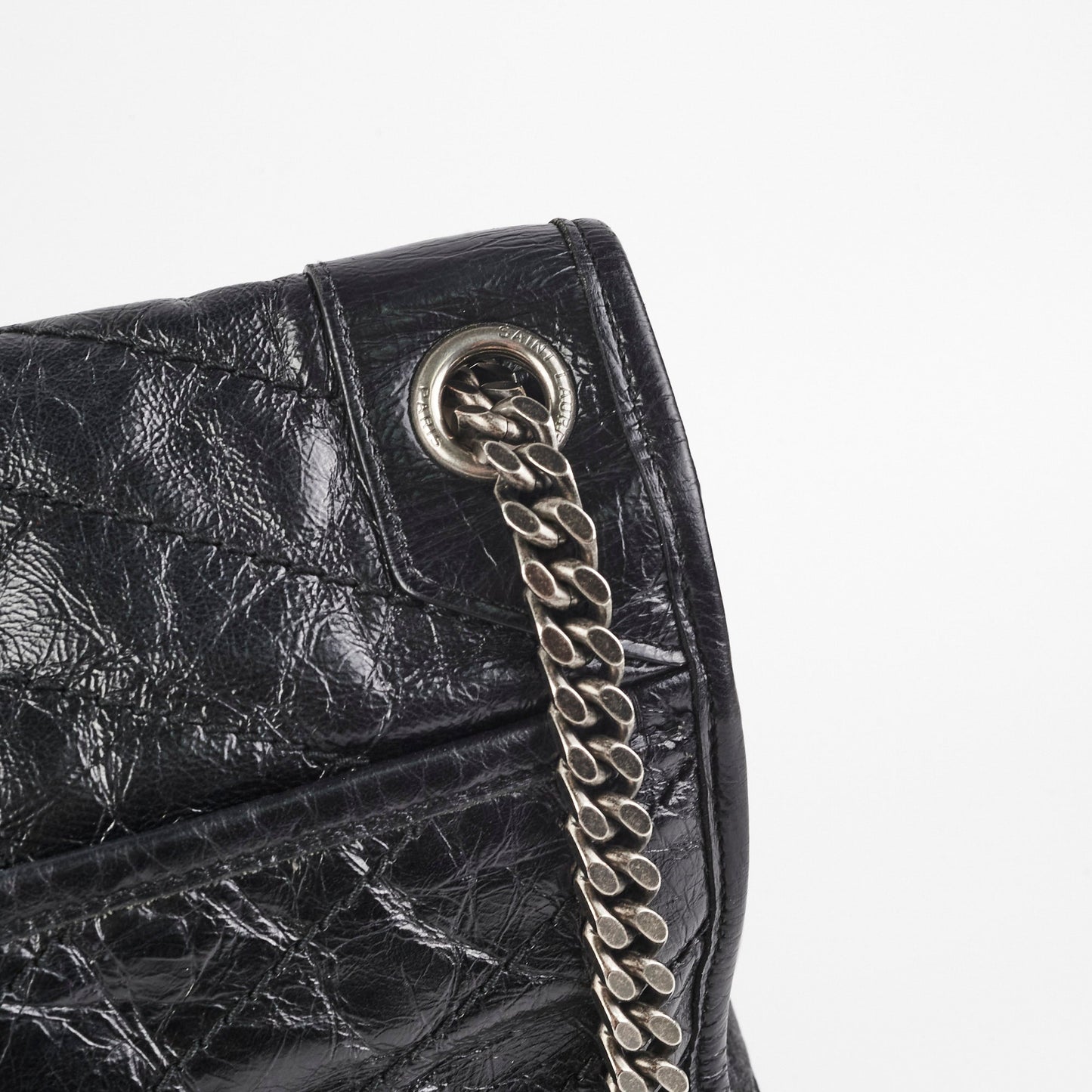 Saint Laurent Niki Large Black   Leather