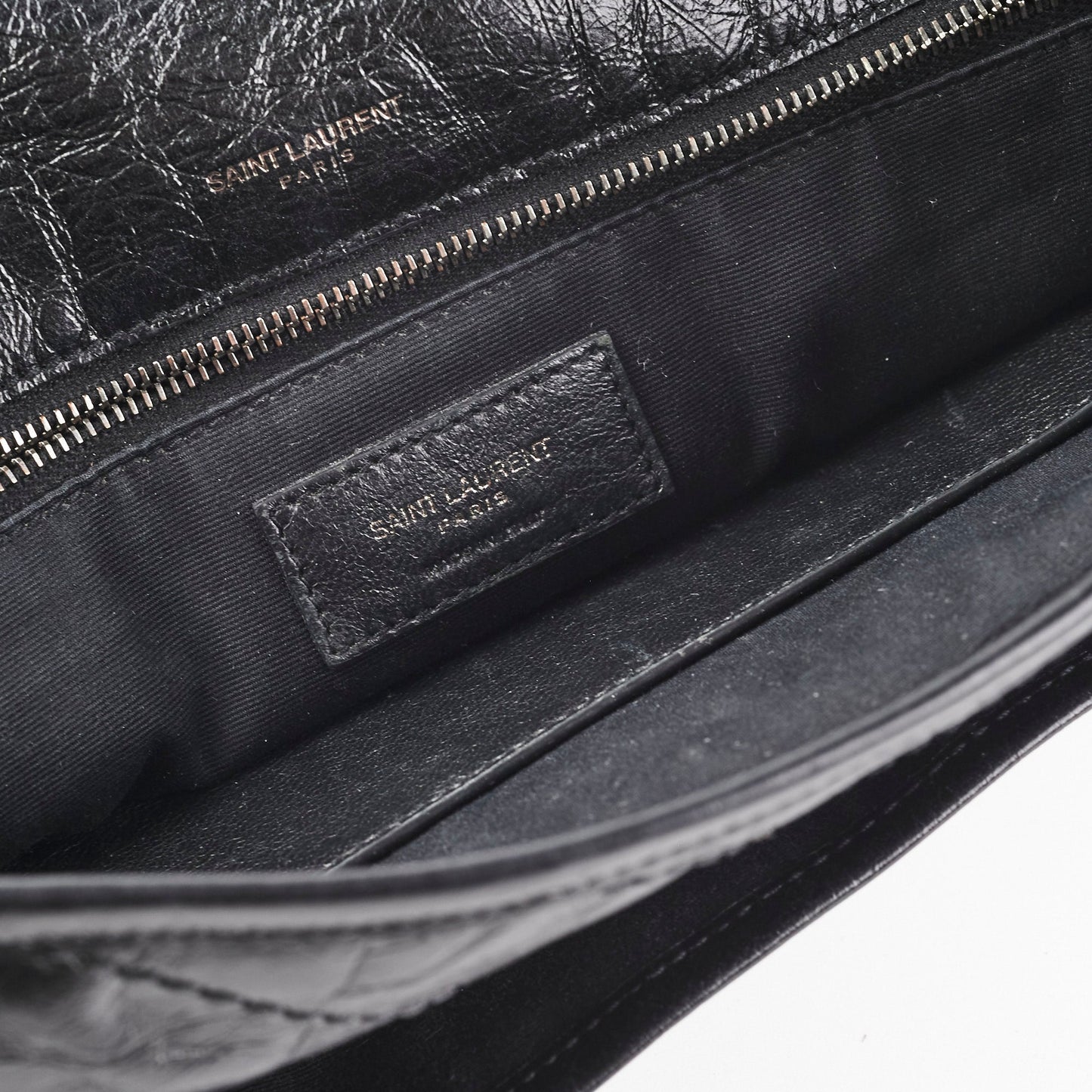 Saint Laurent Niki Large Black   Leather