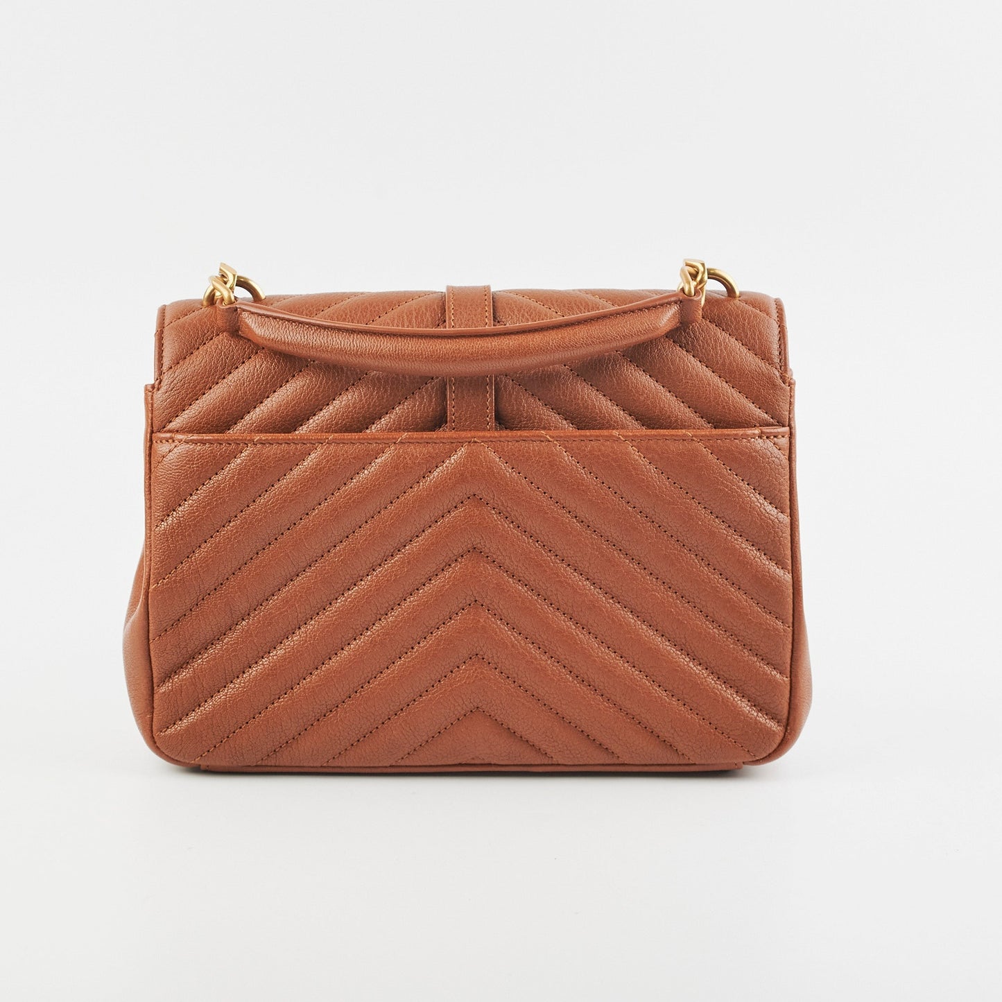 Saint Laurent Medium College Brown