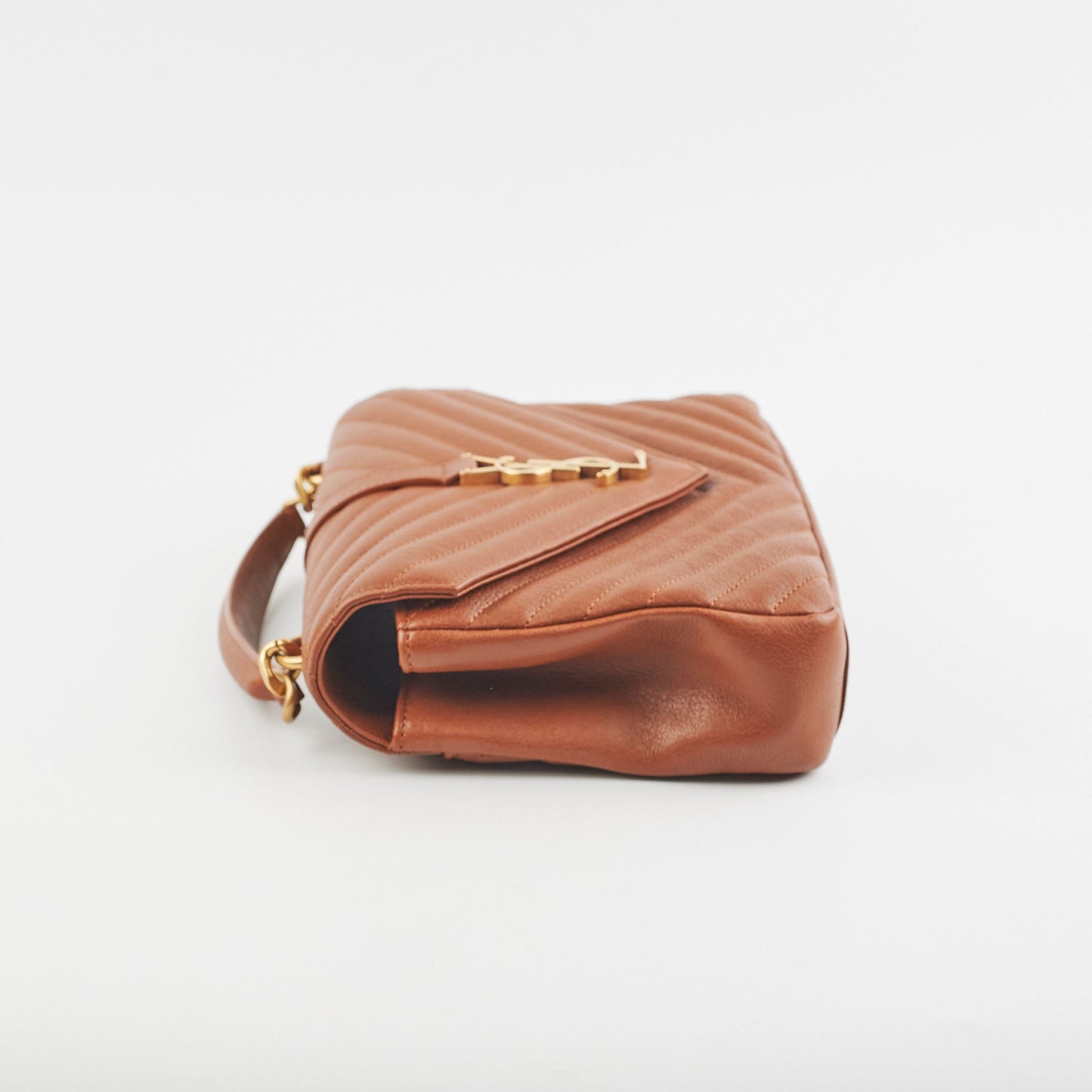Saint Laurent Medium College Brown