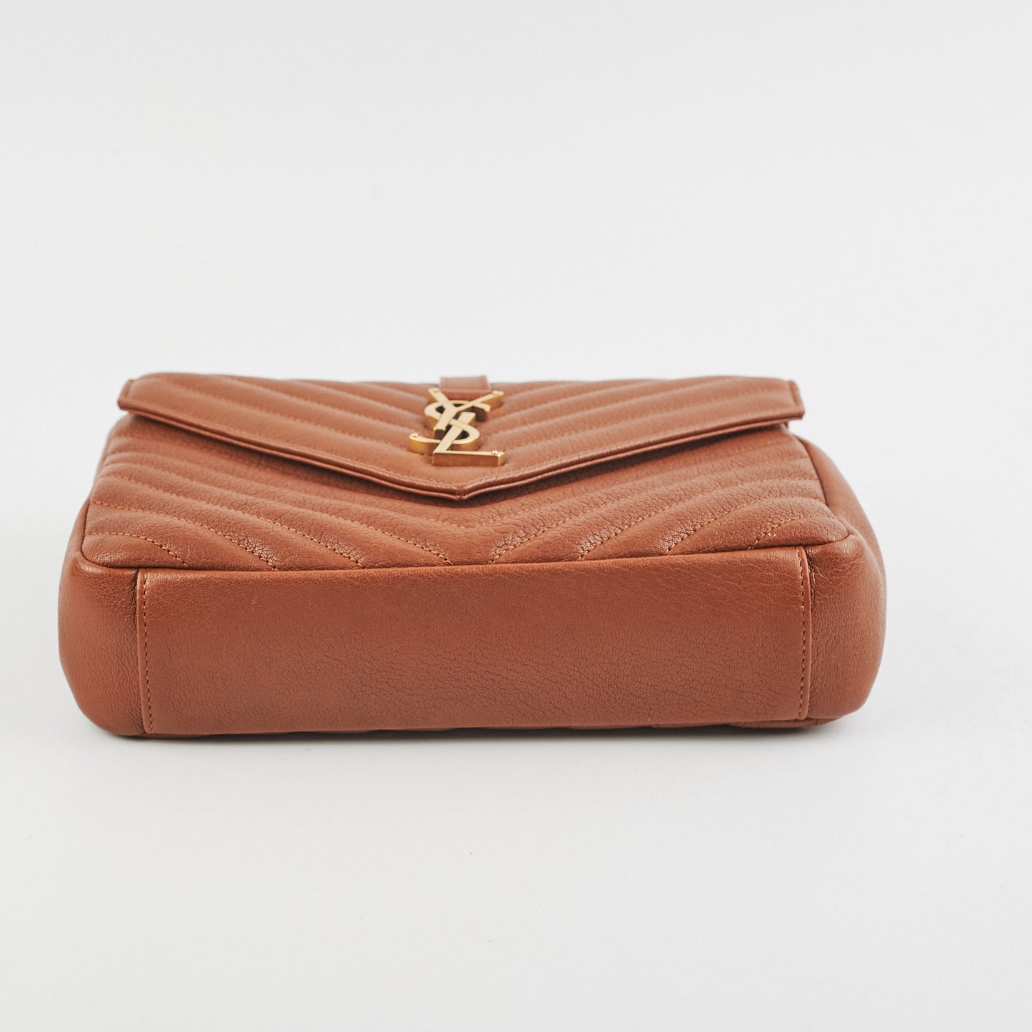 Saint Laurent Medium College Brown