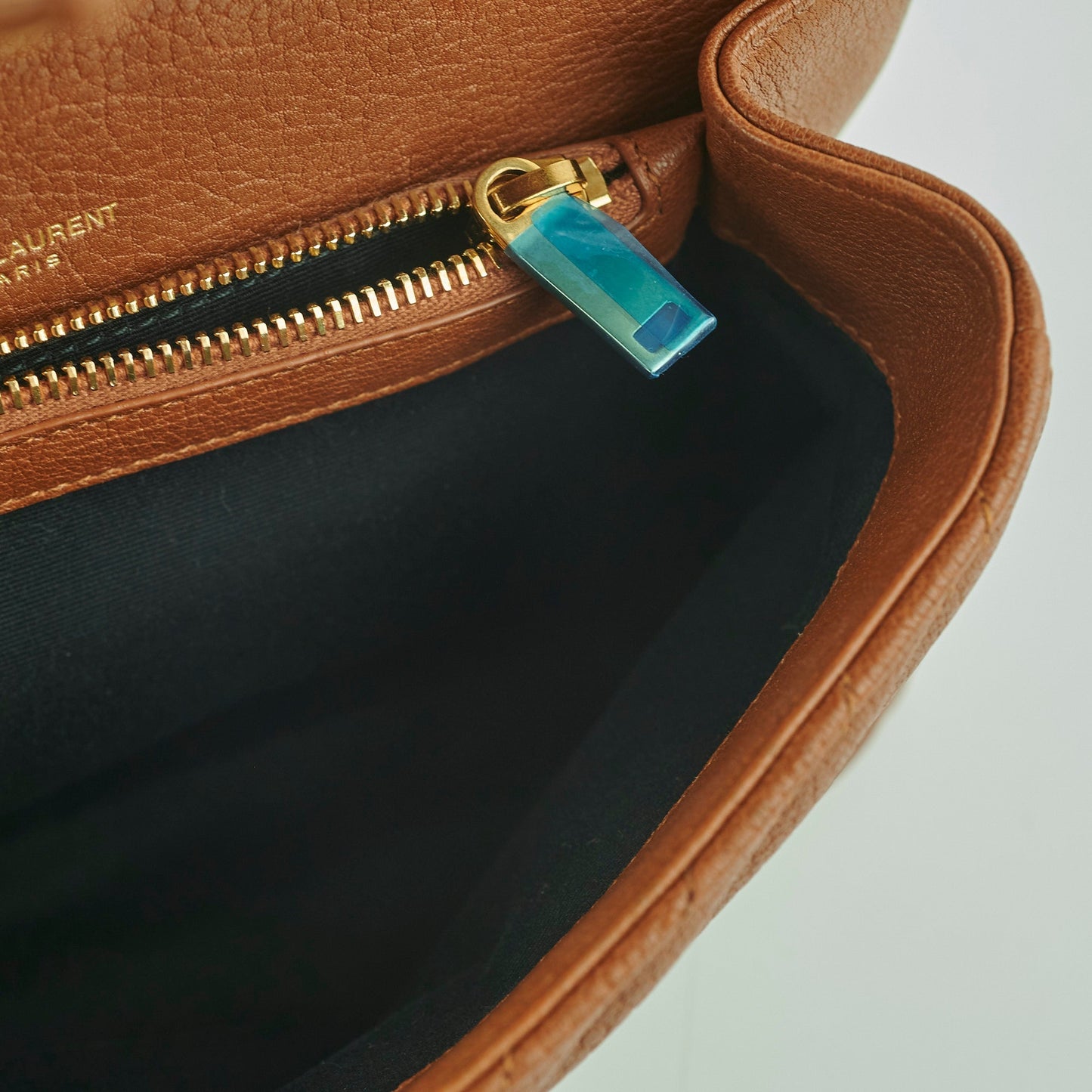 Saint Laurent Medium College Brown