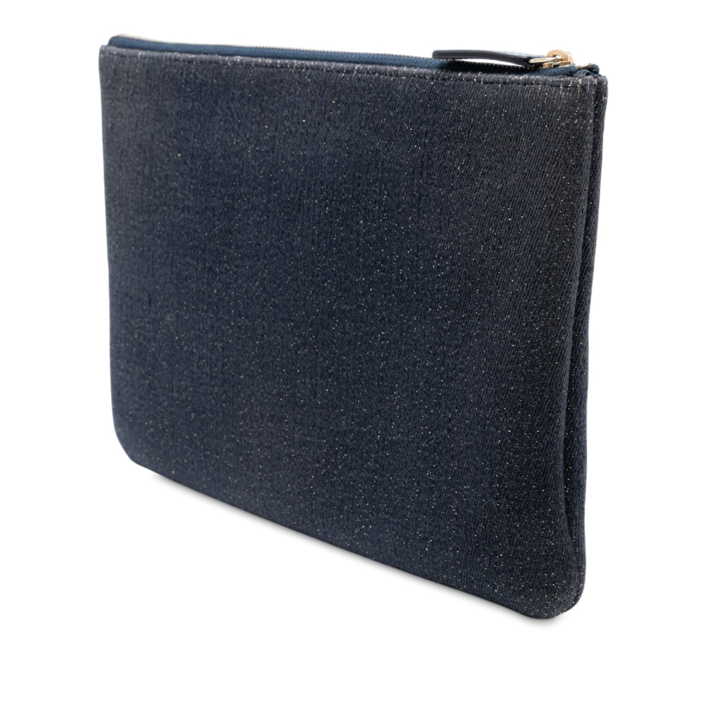 Blue Chanel Medium Denim Deauville O Case Clutch