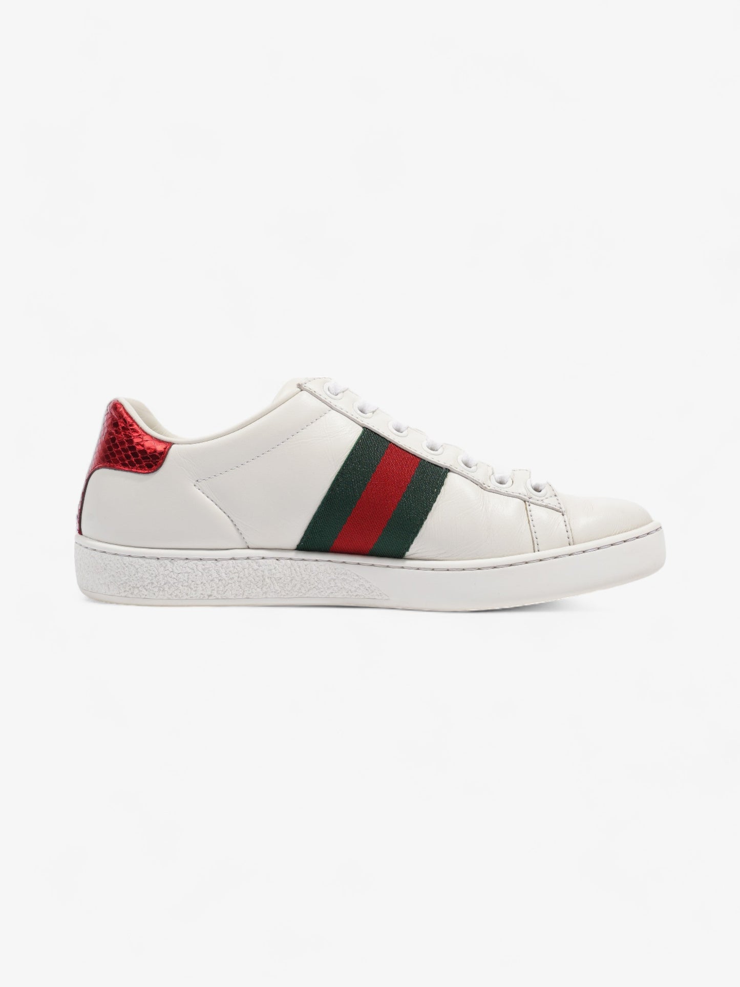 Gucci Ace Embroidered Bee White / Green / Red Leather EU 35.5 UK 2.5