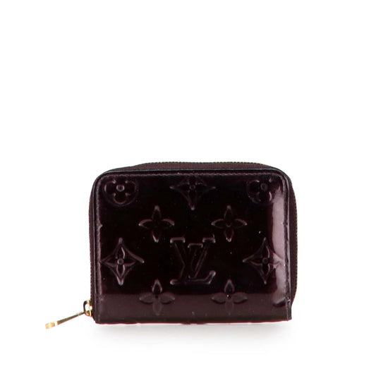 Purple Louis Vuitton Monogram Vernis Zippy Coin Purse