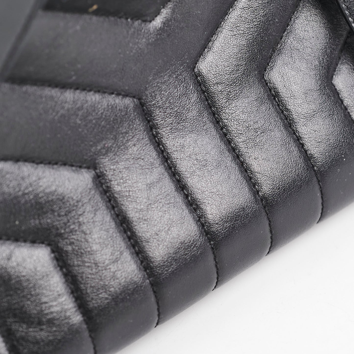 Saint Laurent Lou Small Black Backpack