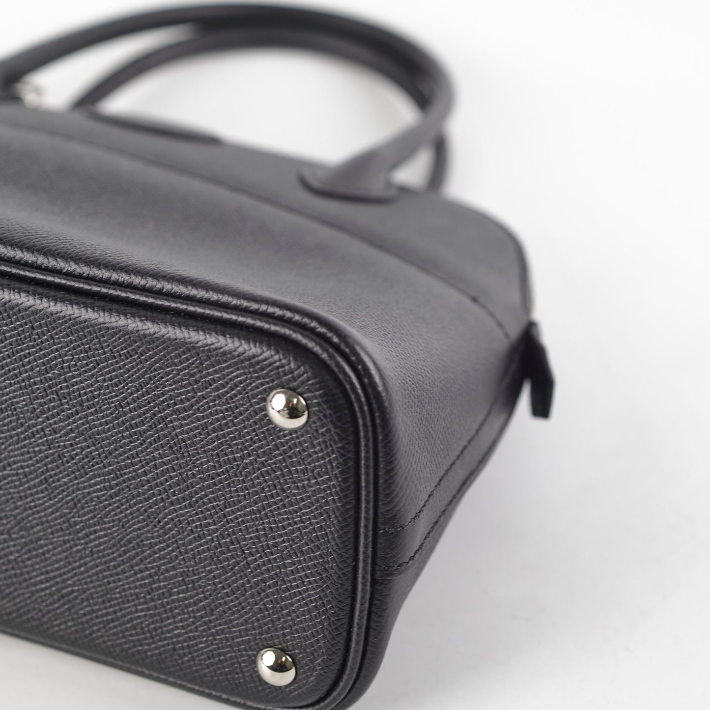 Hermes 27 Bolide Epsom Black X Stamp