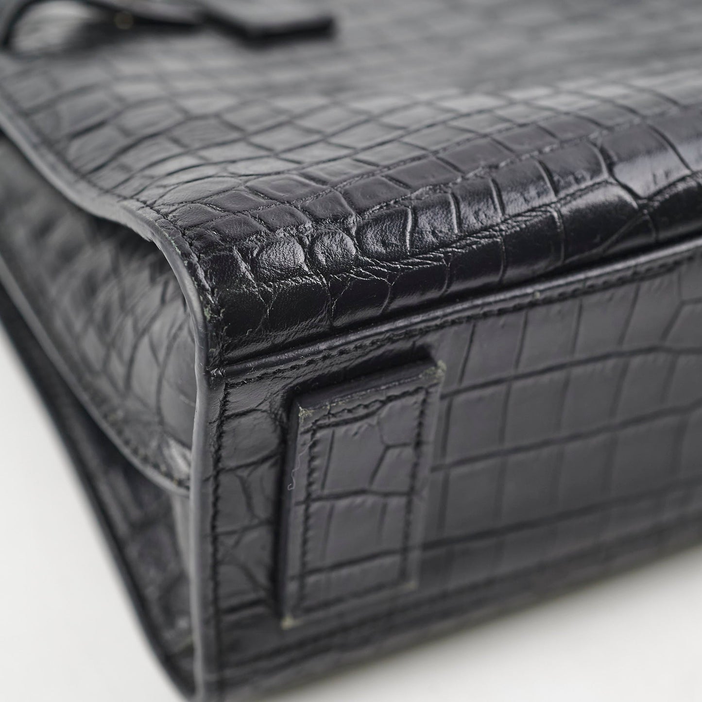 Saint Laurent Nano Sac De Jour Embossed Black