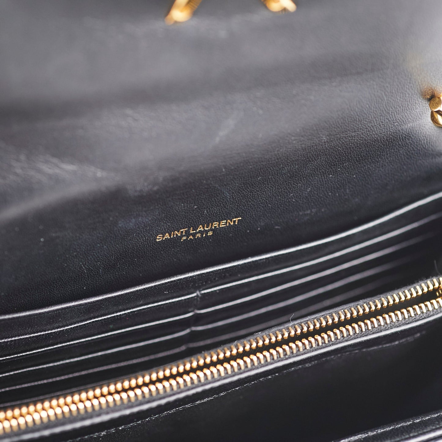 Saint Laurent Vicky Crossbody Bag Black