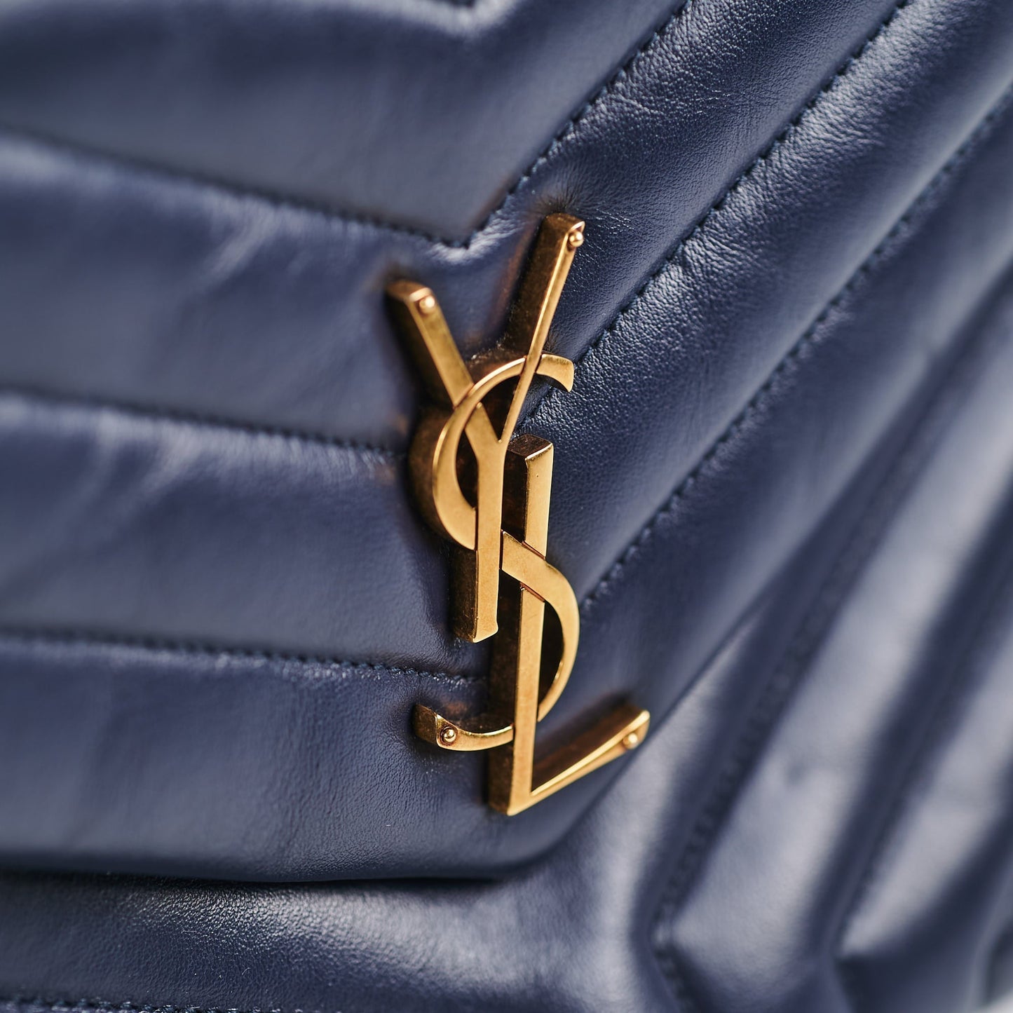 Saint Laurent Medium LouLou Bag Navy