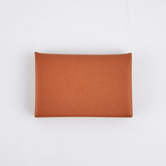 Hermes Calvi Epsom Gold Cardholder