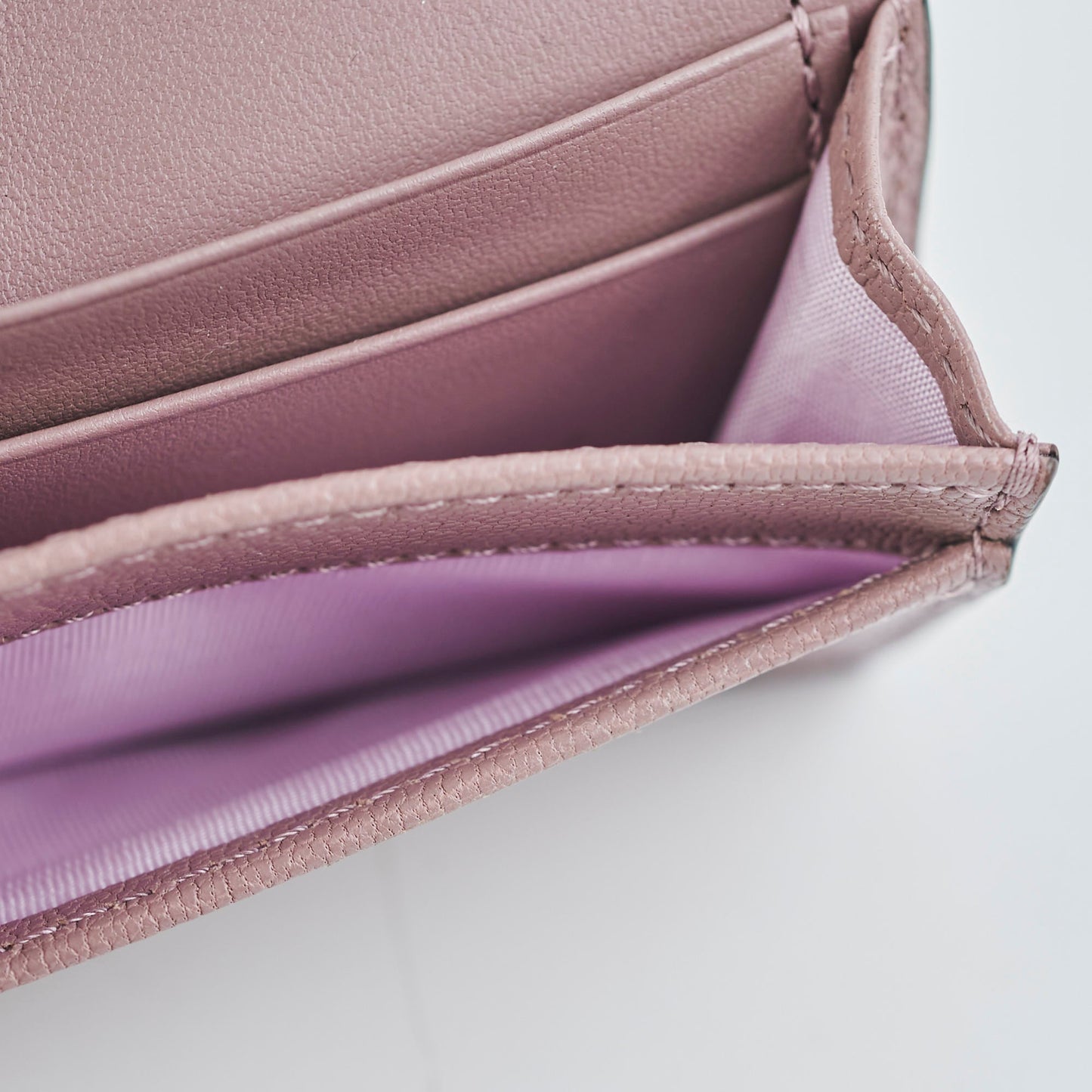 Christian Dior Saddle Bloom Card Holder Pink