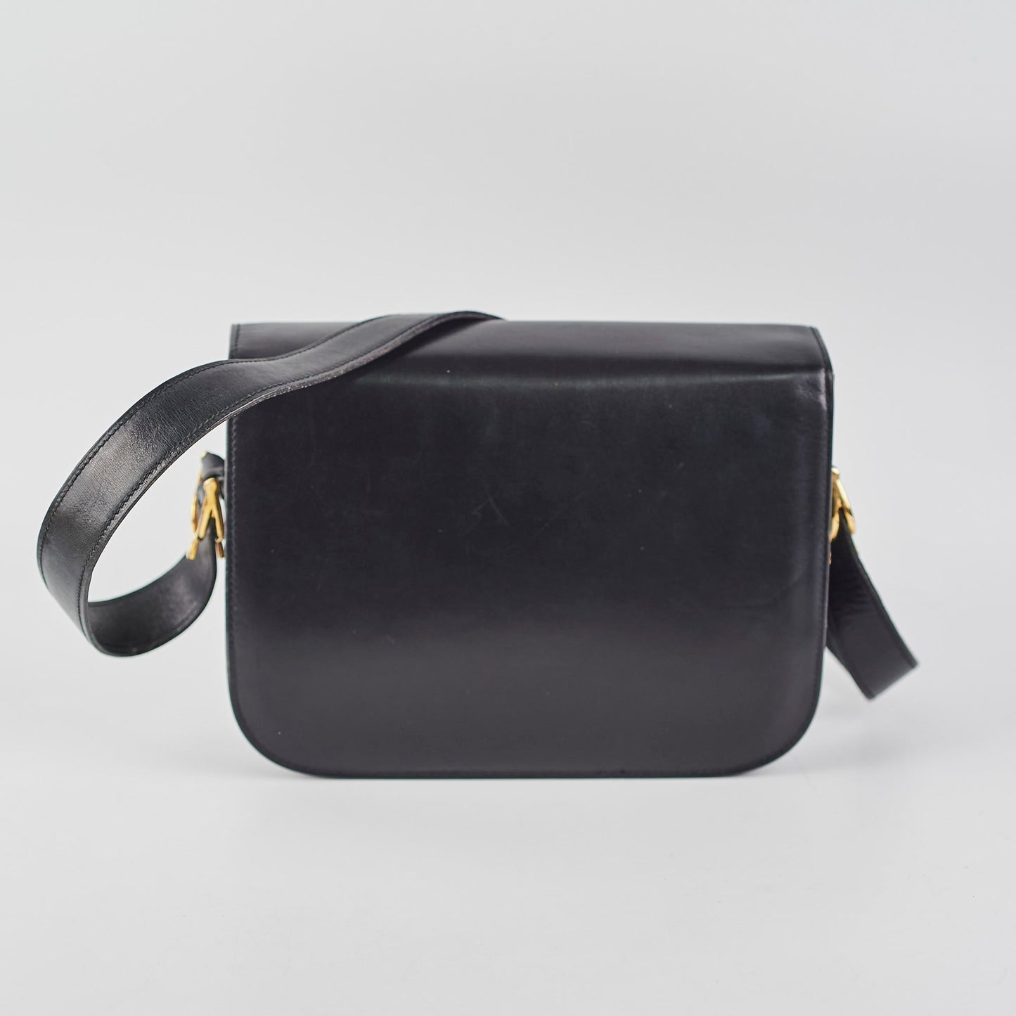 Luxury CELINE   Horse Carriage Bag Black