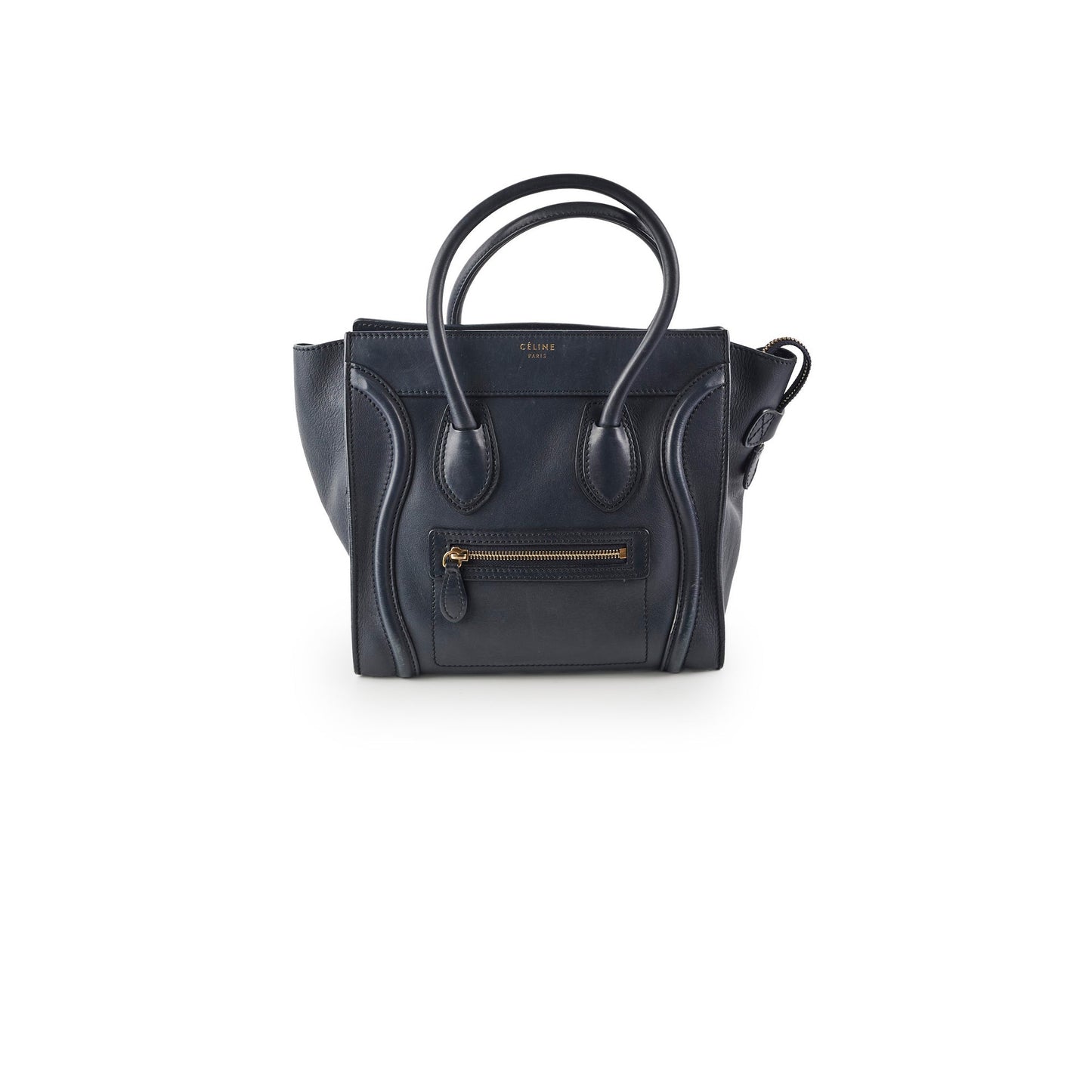 Luxury CELINE Micro Luggage Black