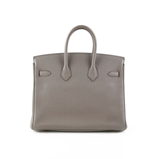 Hermes Birkin 25 Togo Etain Y Stamp