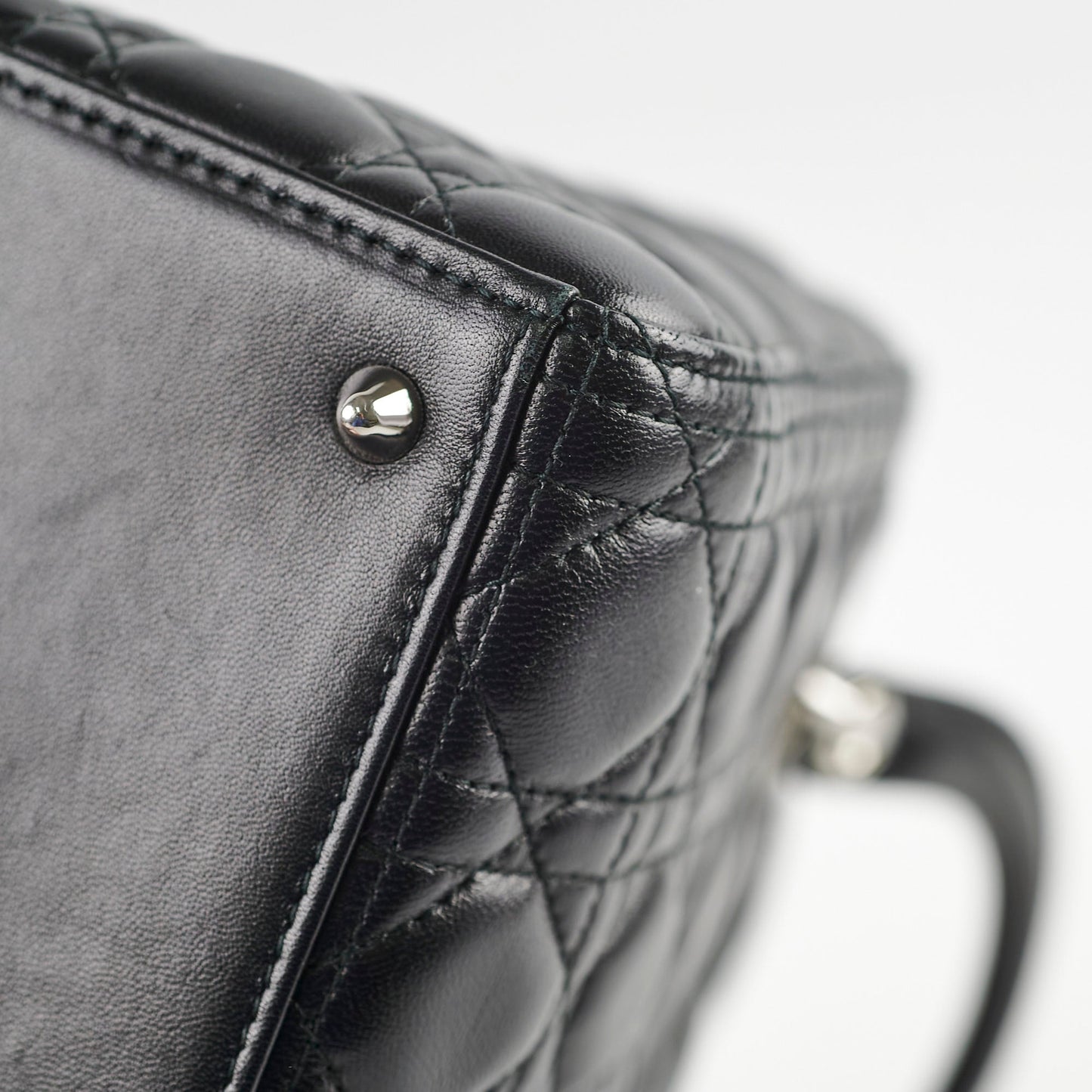 Christian Dior Lady Dior lambskin Black