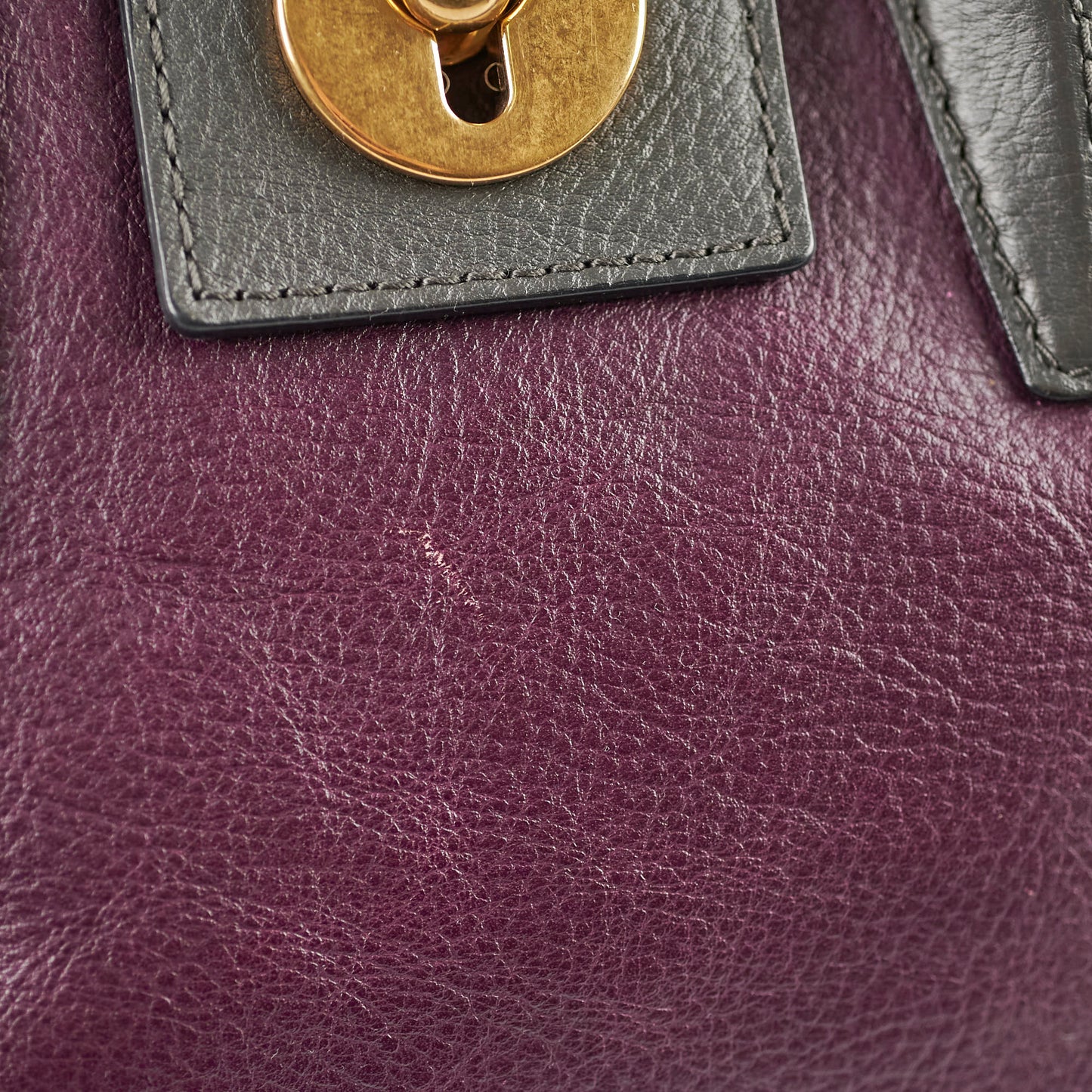 Saint Laurent M  Two Cabas Color Leather Tote Bag