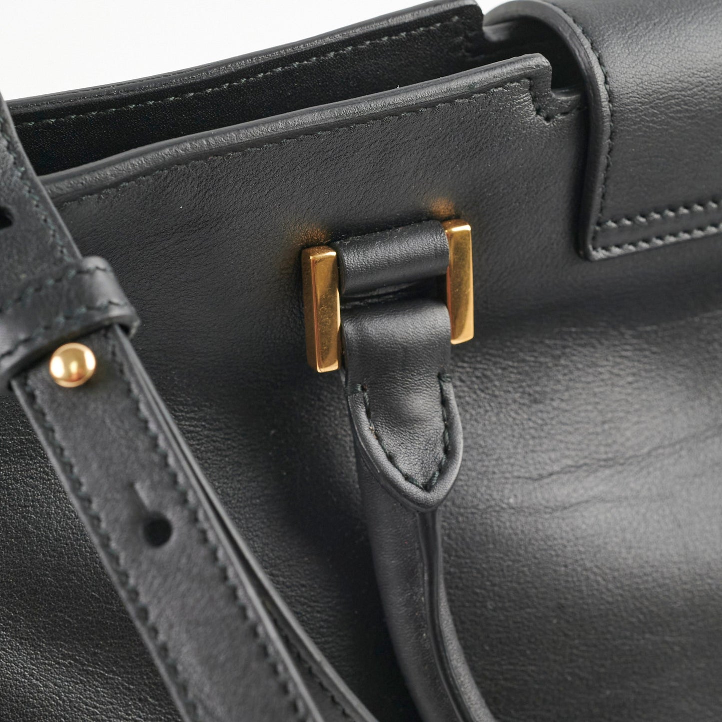 Saint Laurent Small Classis Y Cabas Bag Black
