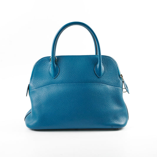 Hermes Bolide 31 Vert Bosphore Clemence G Square