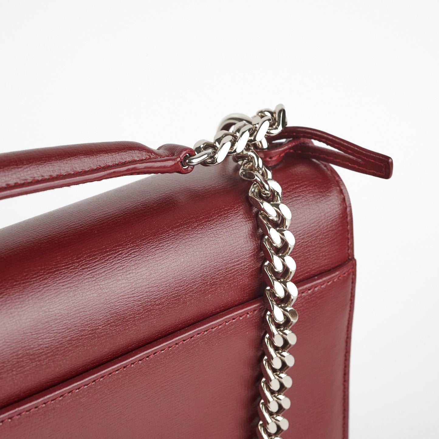 Saint Laurent Sunset Medium Burgundy