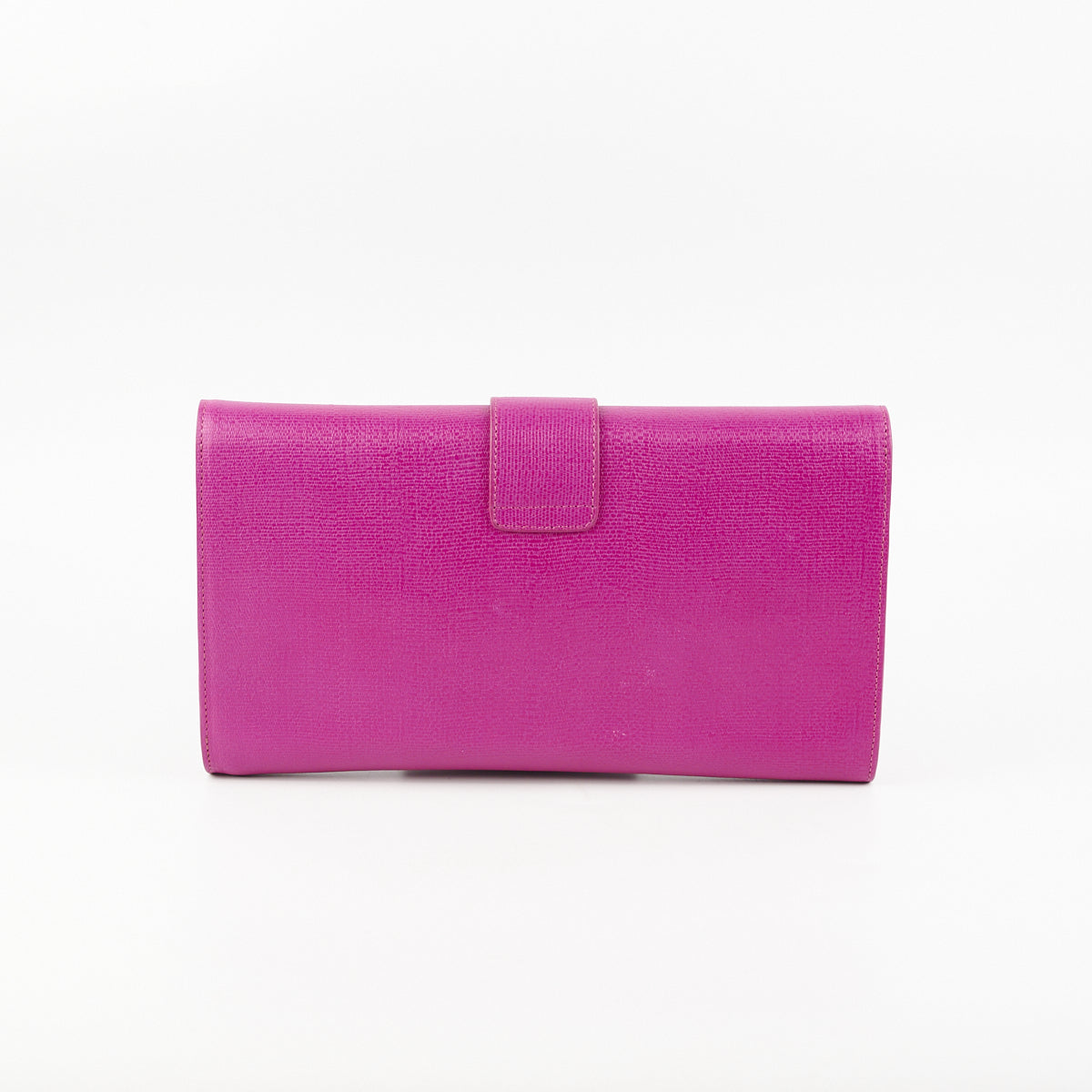 Saint Laurent Y Clutch Fuchsia