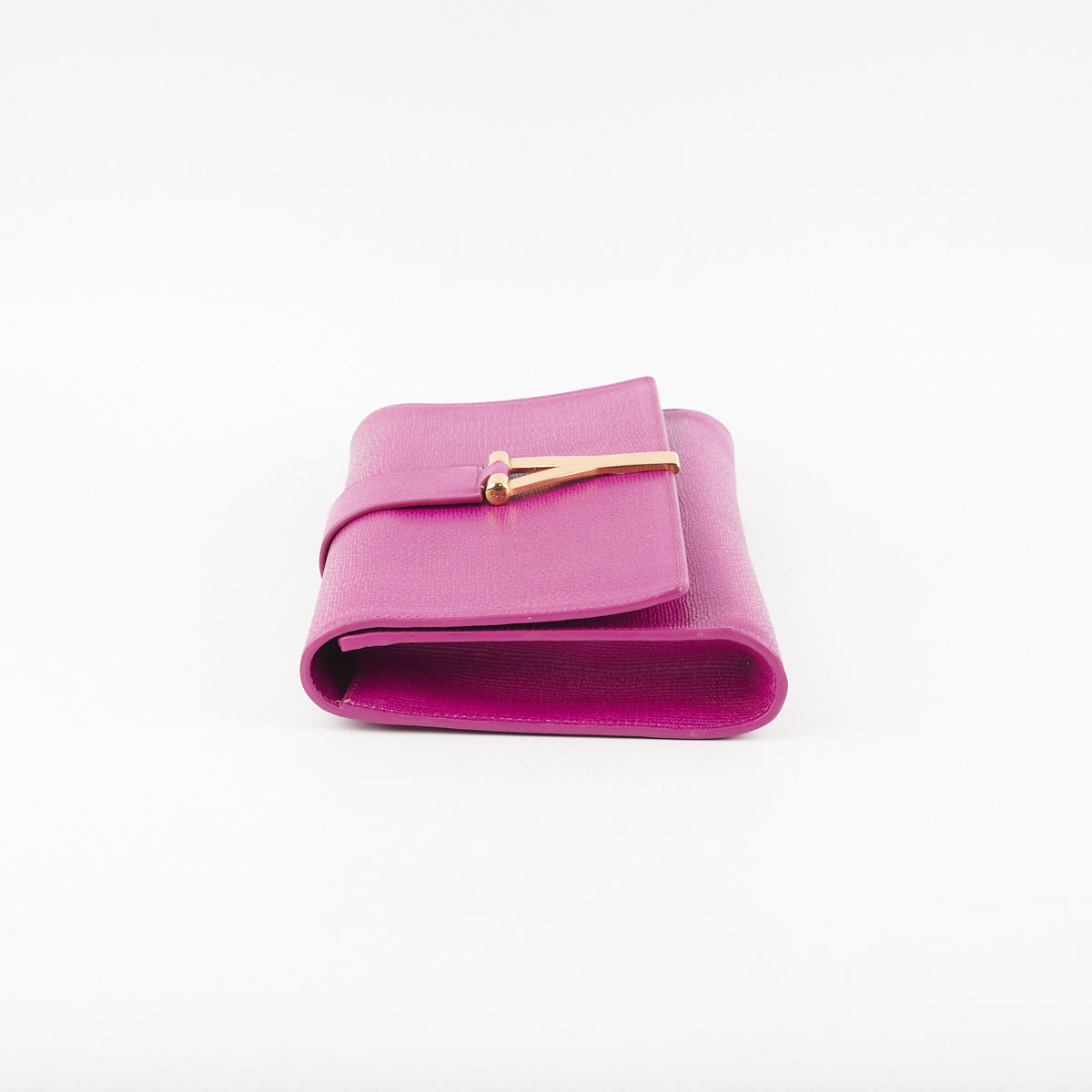 Saint Laurent Y Clutch Fuchsia