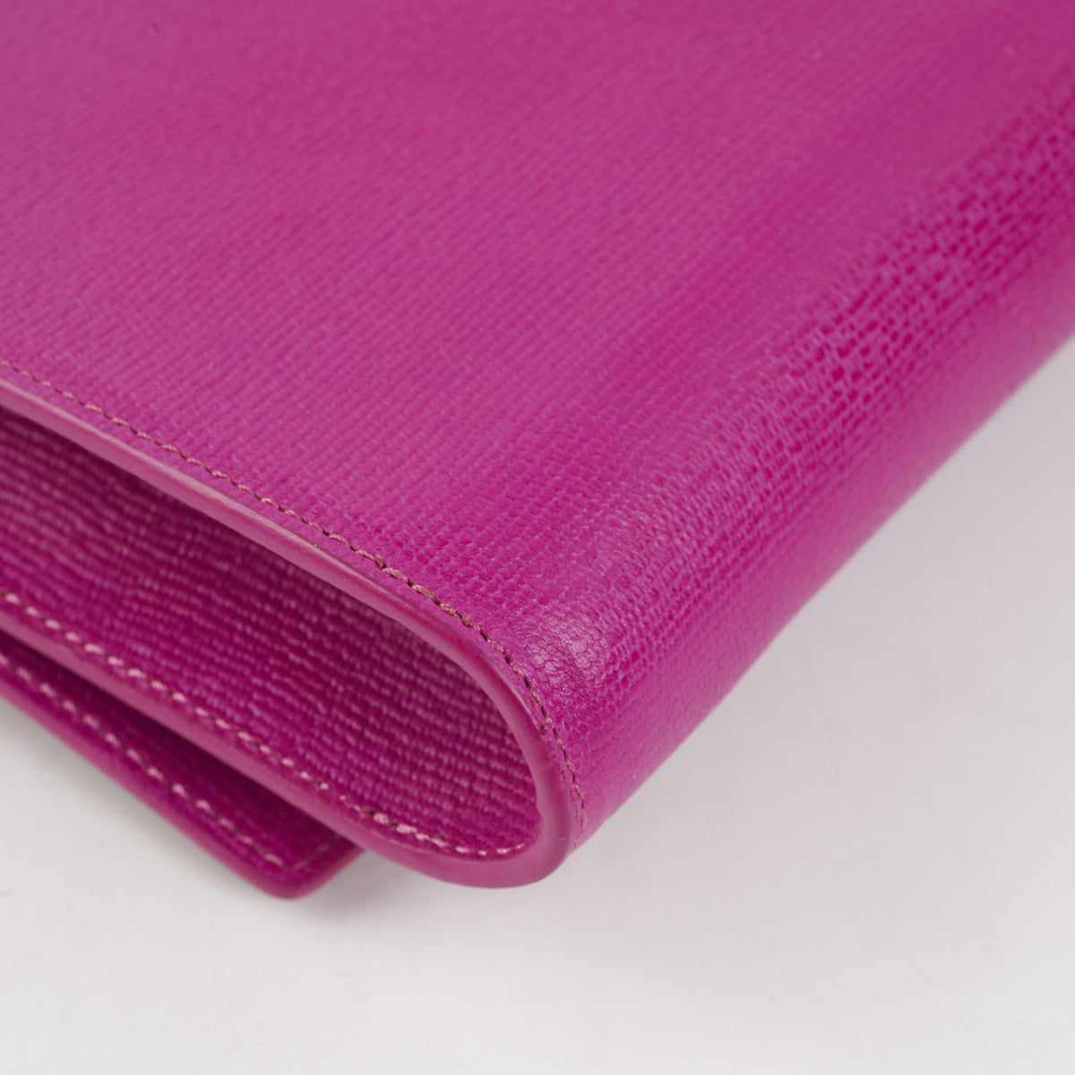 Saint Laurent Y Clutch Fuchsia