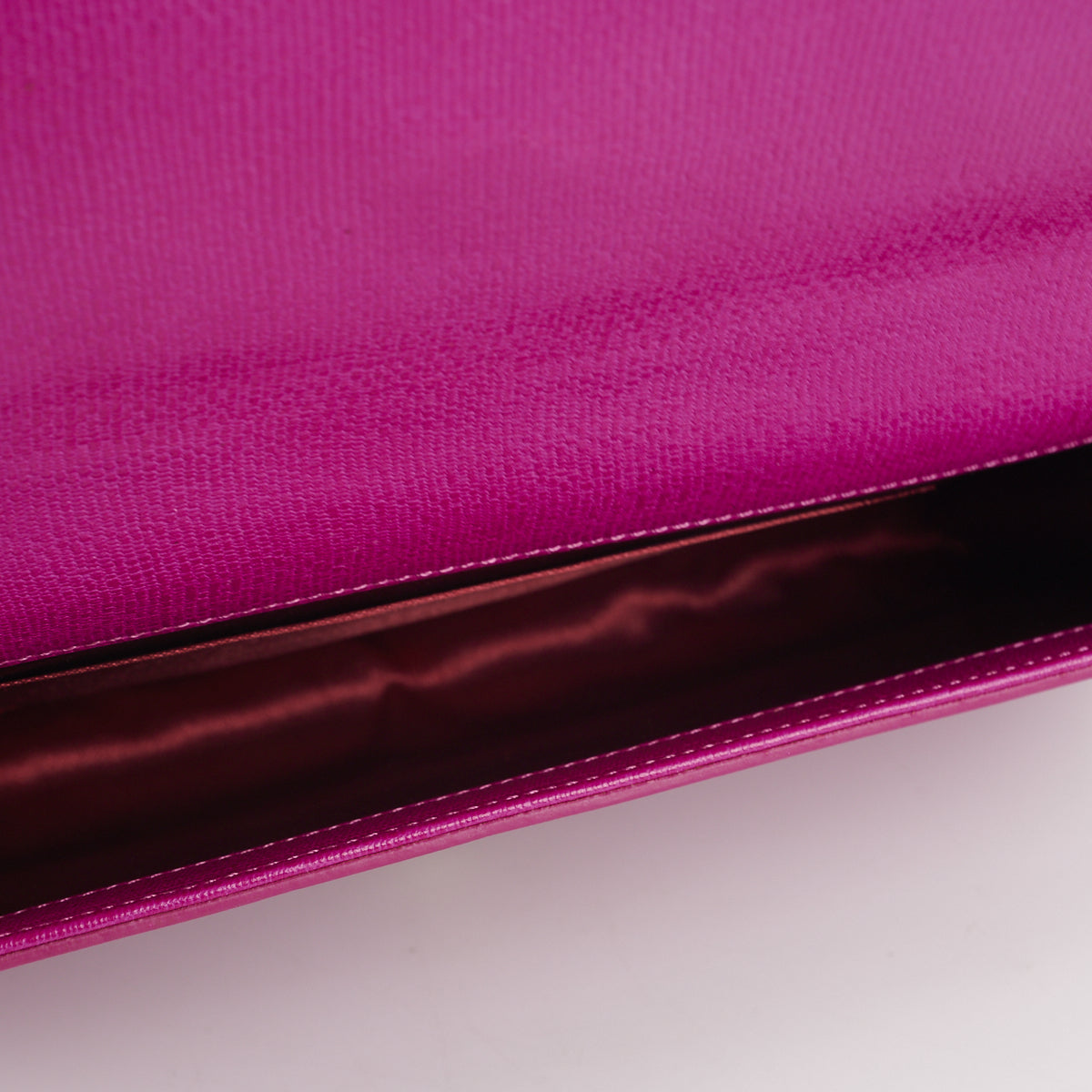 Saint Laurent Y Clutch Fuchsia
